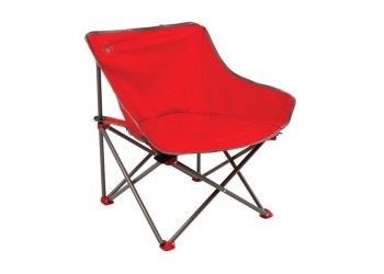 Chaise kick-back rouge