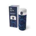 MB Pop graphic bleu Ginkgo - La bouteille isotherme compacte